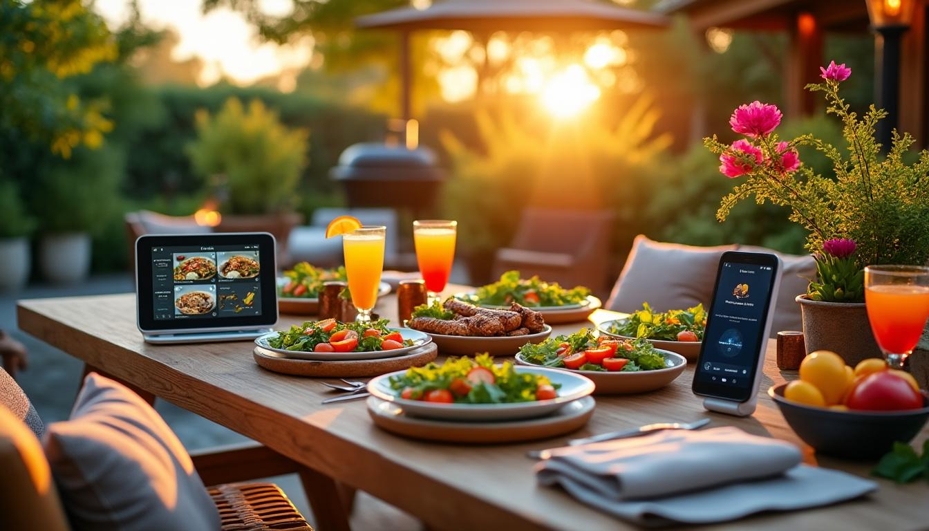 découvrez comment la domotique révolutionne les repas d’été en extérieur : confort, praticité et convivialité grâce à des équipements connectés pour des moments inoubliables entre amis ou en famille.