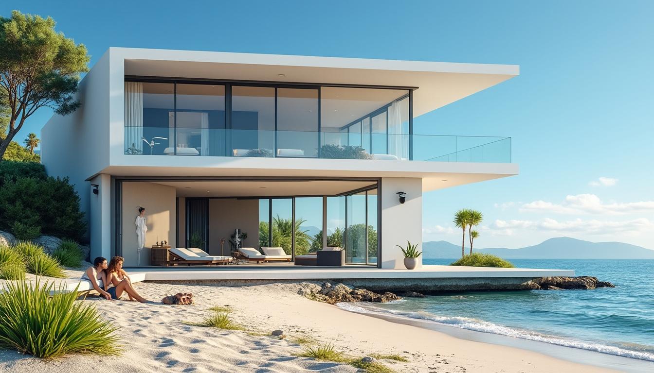 découvrez comment une maison intelligente surveille votre domicile et prévient les intrusions pendant que vous profitez sereinement de la plage. sécurité, contrôle à distance et tranquillité d'esprit assurés !