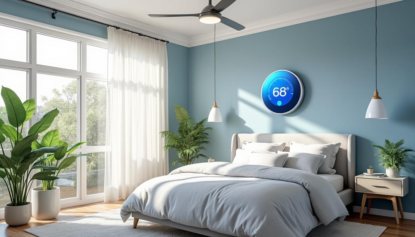 découvrez comment une maison intelligente peut améliorer la qualité de votre sommeil pendant les canicules grâce à la gestion automatique de la température, de l’humidité et de l’aération.