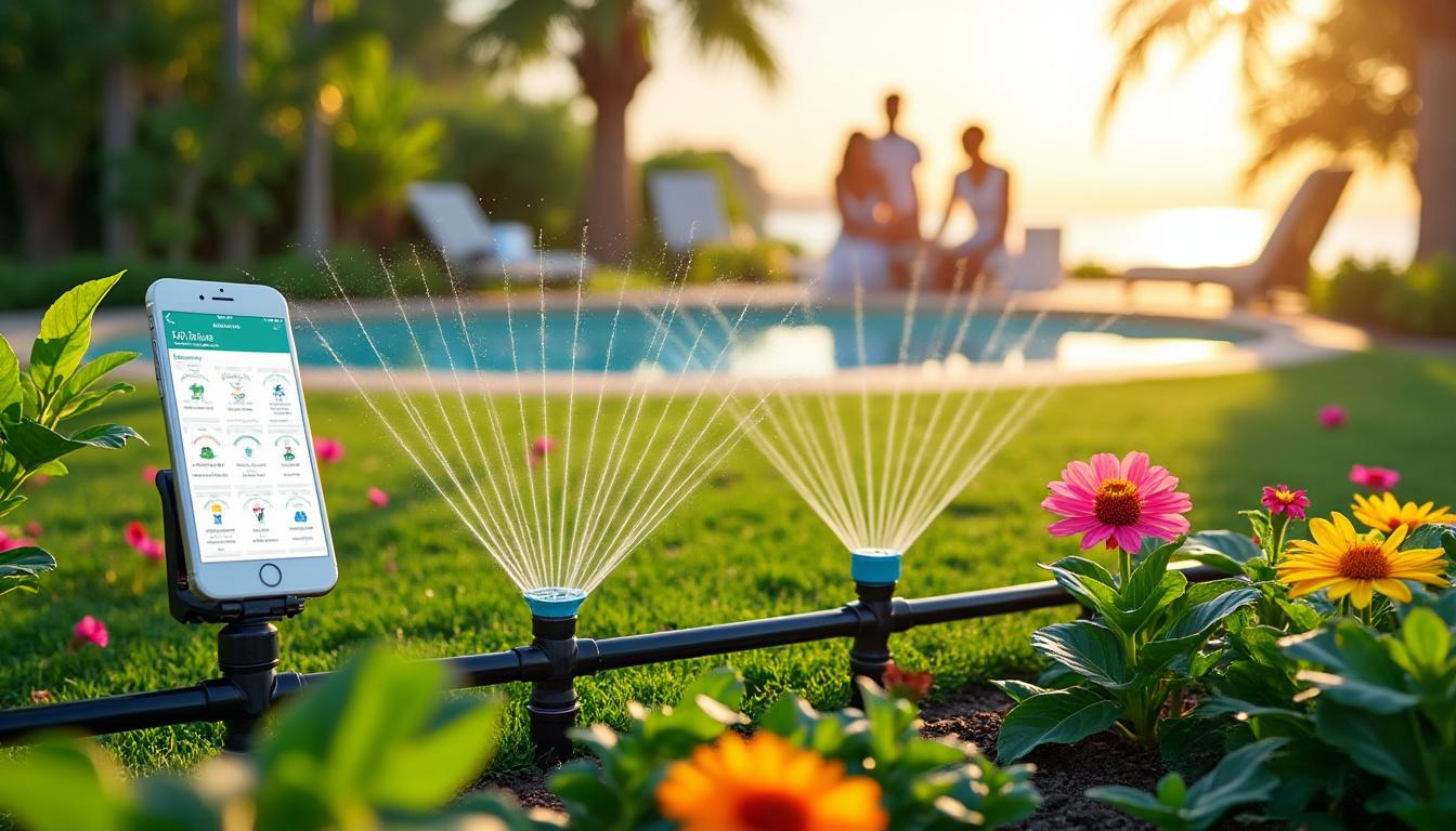 découvrez comment un système intelligent d’arrosage automatique vous permet de partir en congés l’esprit tranquille, en prenant soin de vos plantes et en préservant leur santé, sans effort.